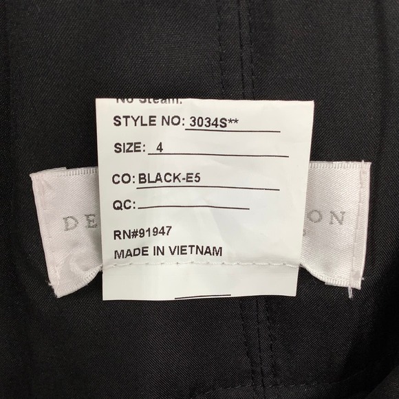 NEW! Dessy Collection Size 4 Illusion-Back Lace Chiffon Dress $292 msrp I23-17 - Picture 10 of 10